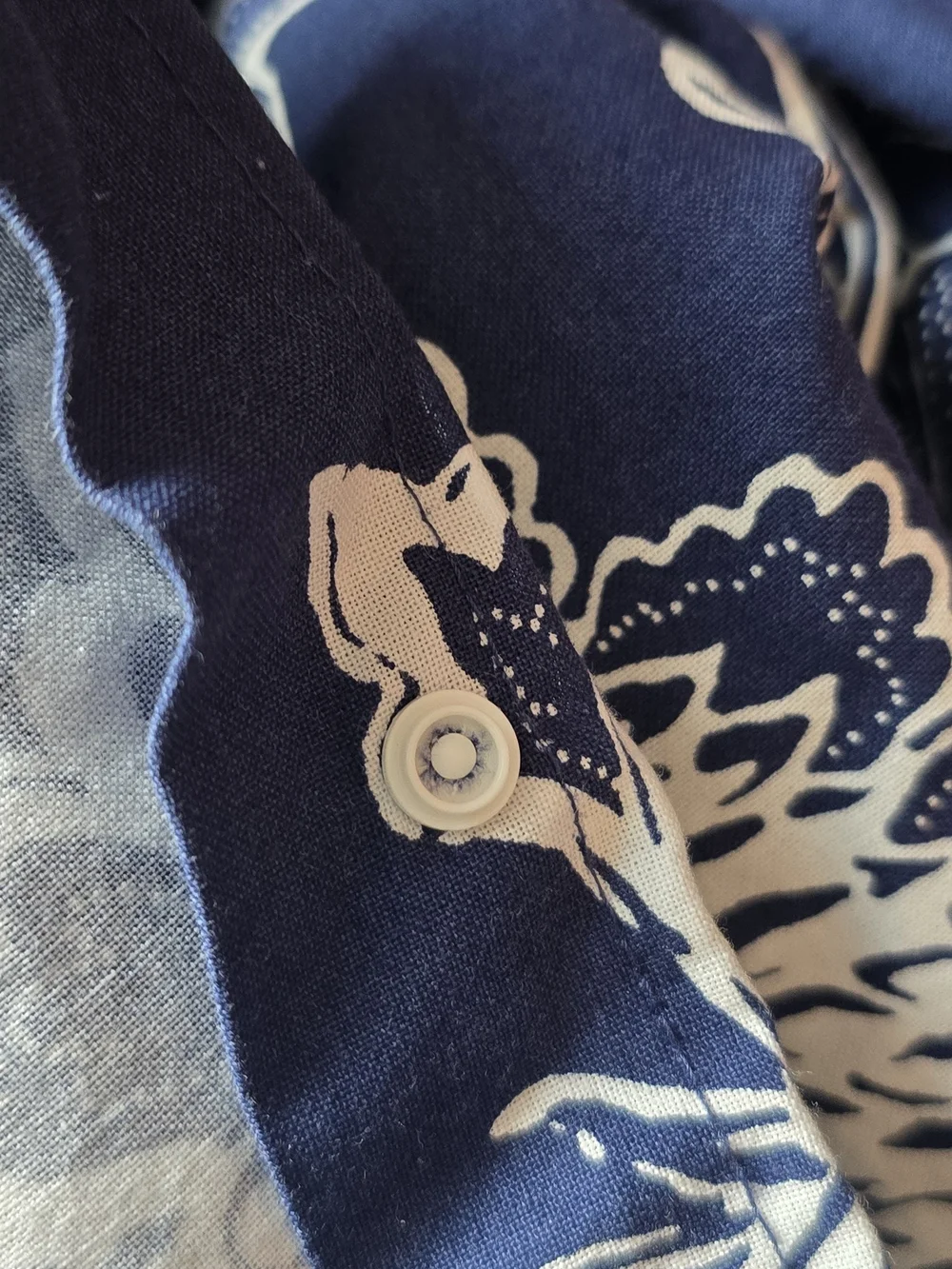 Thick Cotton Blue and White Floral Duvet Cover and pillowcase Set